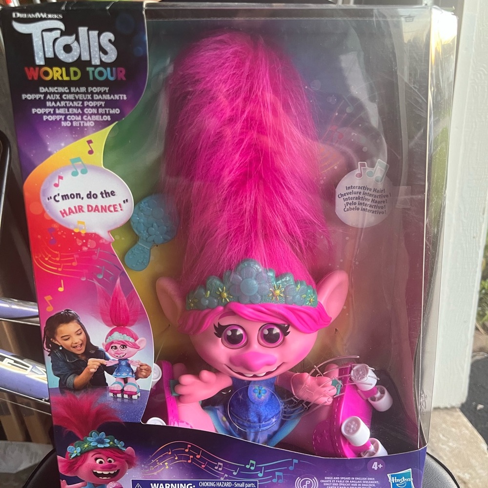 Trolls Dancing Hair Poppy